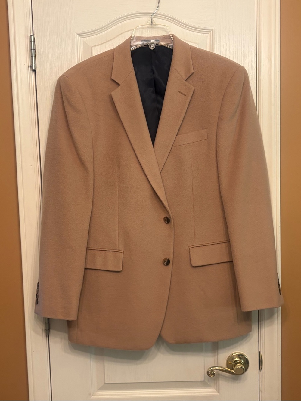 Nautica Men's Camel Tan Two-Button Suit Jacket Blazer - Size 42R